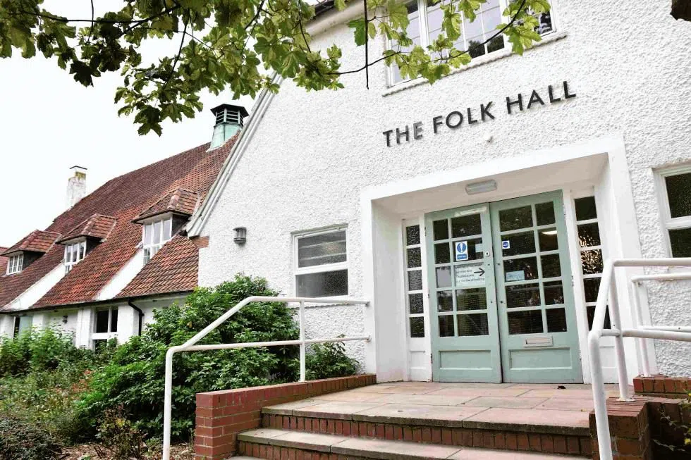 New Earswick village modèle et Folk Hall, York